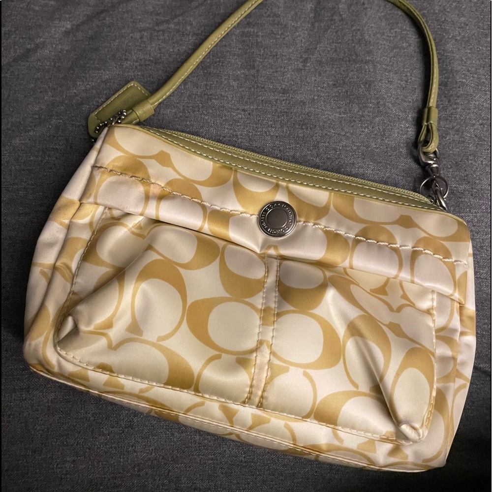 Coach Signature Wristlet